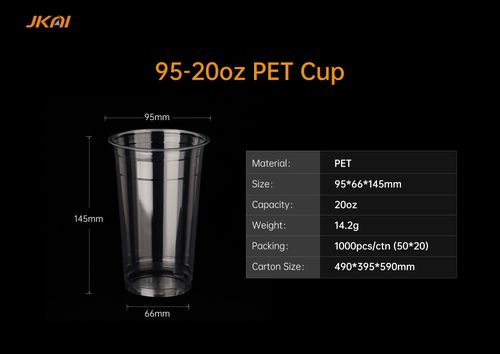 95mm 20オンス PETカップ
