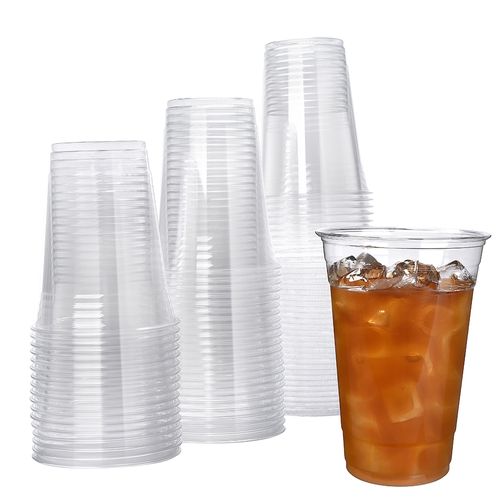 98mm PET Cup Stylish Transparent Beverage Cup Suitable for Various Drinks