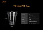 98mm 14oz PET Cup