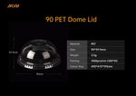 90mm 400ml PET lid