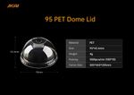 95mm 16oz PET lid