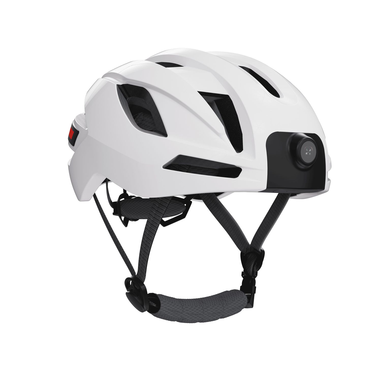 Movcan Smart motorcycle helmet with built in camera and bluetooth in white