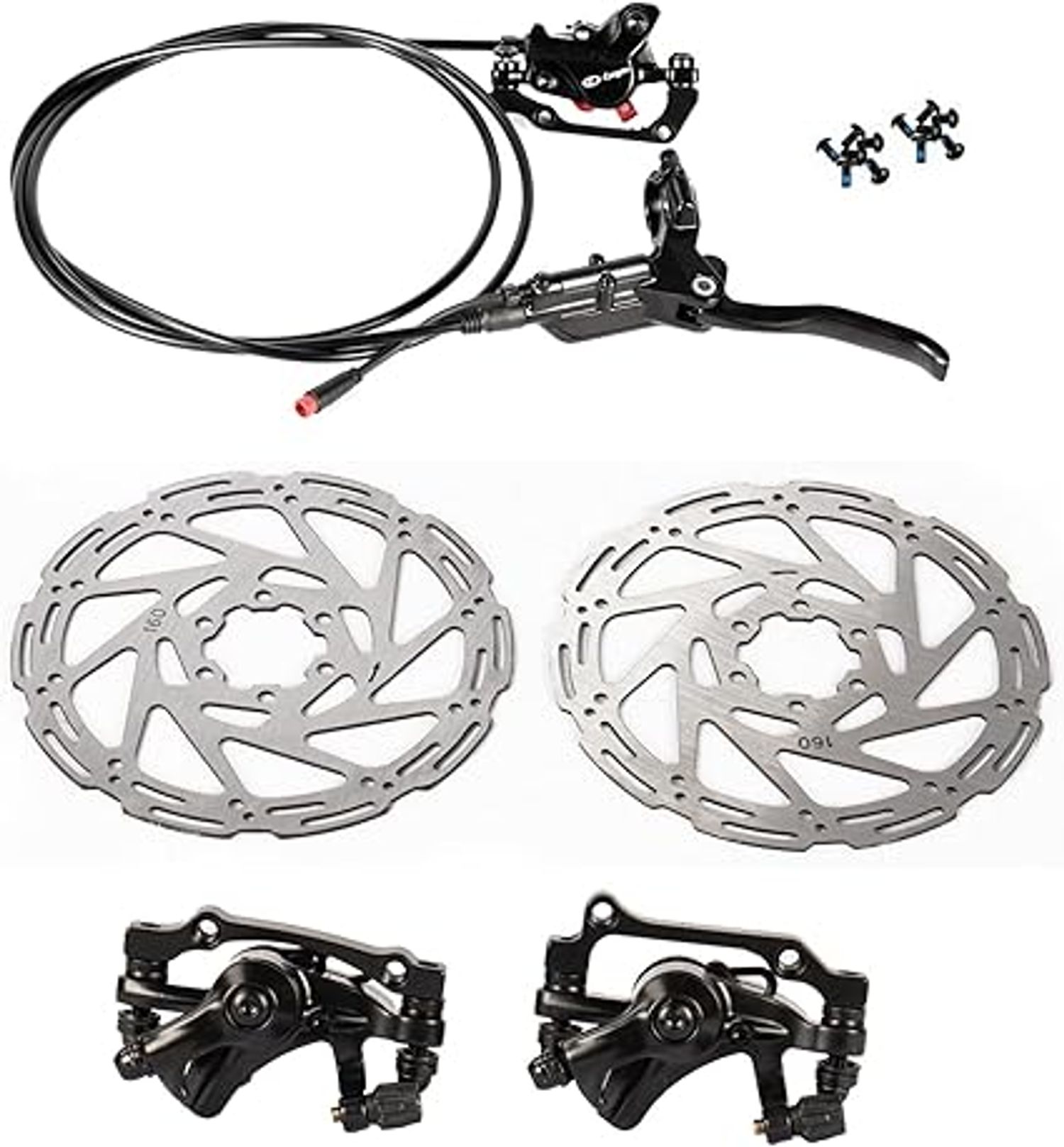 Hydraulic Brake kit for MOVCAN V30, V30Max, V60, V60Pro E-Bikes