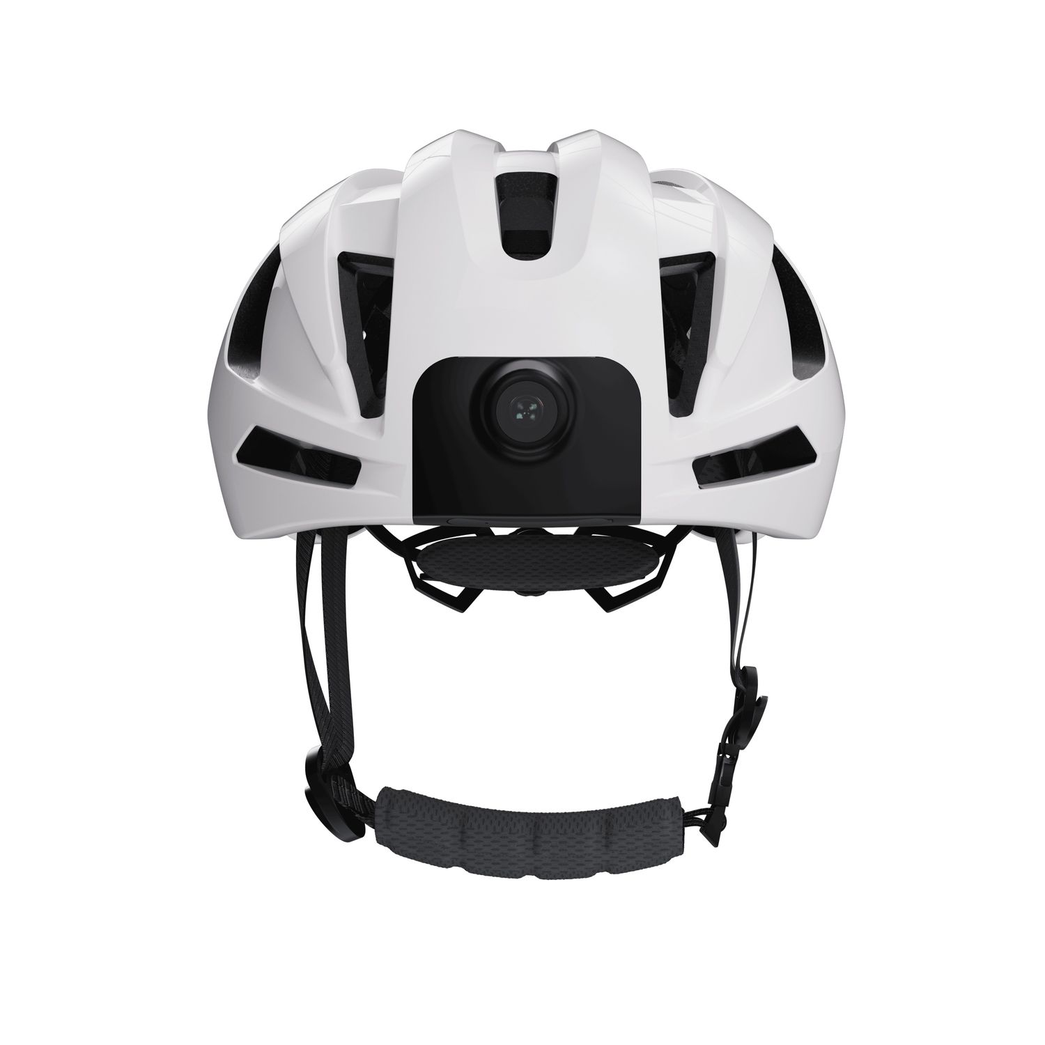 Movcan Smart motorcycle helmet with built in camera and bluetooth in white