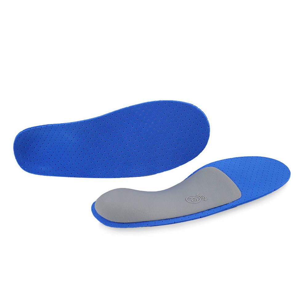 用于足弓支撑扁平足矫正的矫形鞋垫，带尼龙塑料外壳