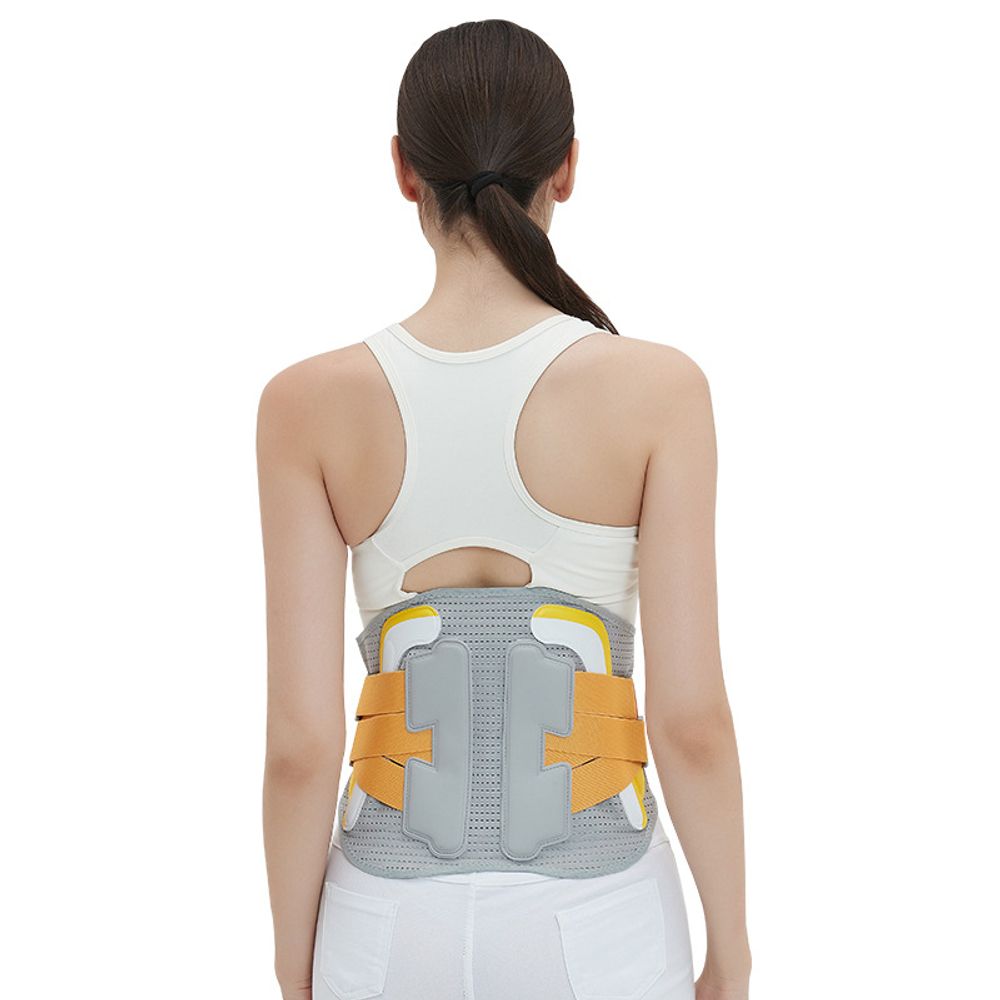 背部支撑带可即时缓解坐骨神经痛、椎间盘突出、脊柱侧弯、背部扭伤的疼痛