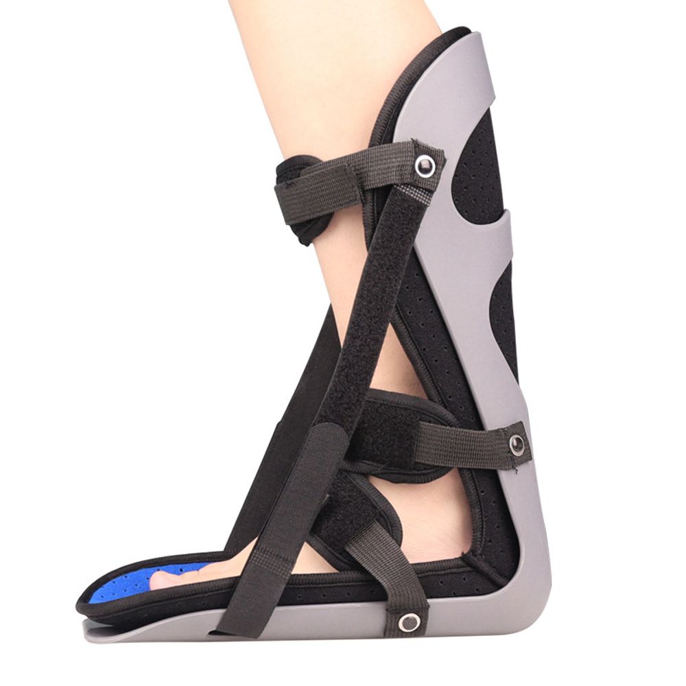 Plantar Fasciitis Support Brace for Soreness Relief Foot Pain and Stretching with Adjustable Leg