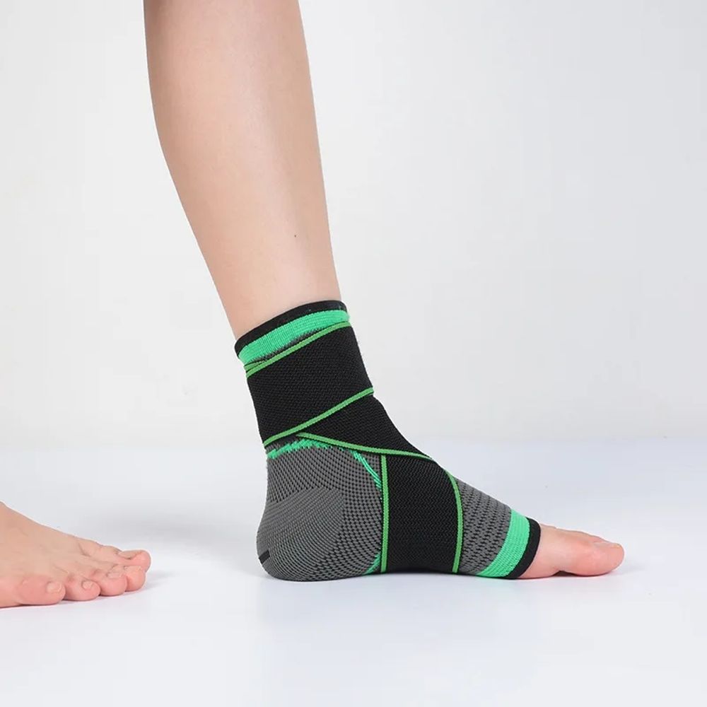 Supporto per caviglia Supporto per caviglia a compressione regolabile con cinturino elastico