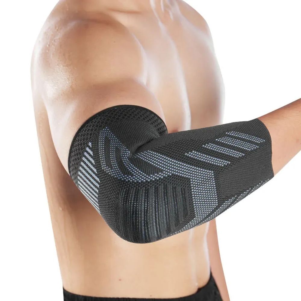 Sports elbow brace sleeve for outdoor cycling basketball with breathable sweat-wicking pressurized knitted material