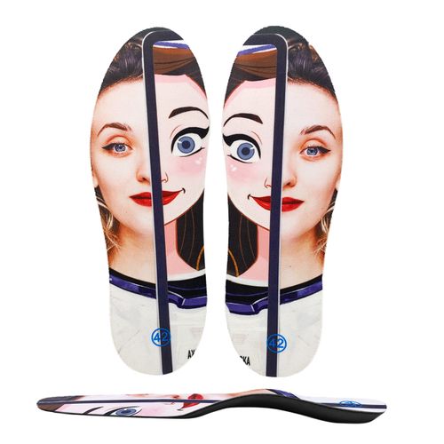 Hitzeformbare, personalisierte Schuheinlagen, verstellbare, individuelle orthopädische Einlegesohle aus thermoplastischem Kunststoff
