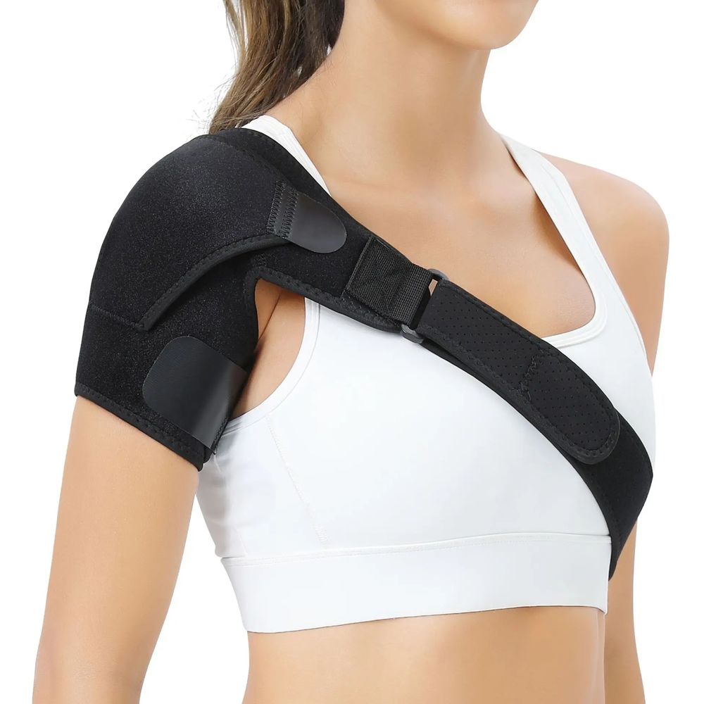 肩の圧迫損傷を軽減するスポーツショルダーサポートブレース、調節可能なアームスリング付き
