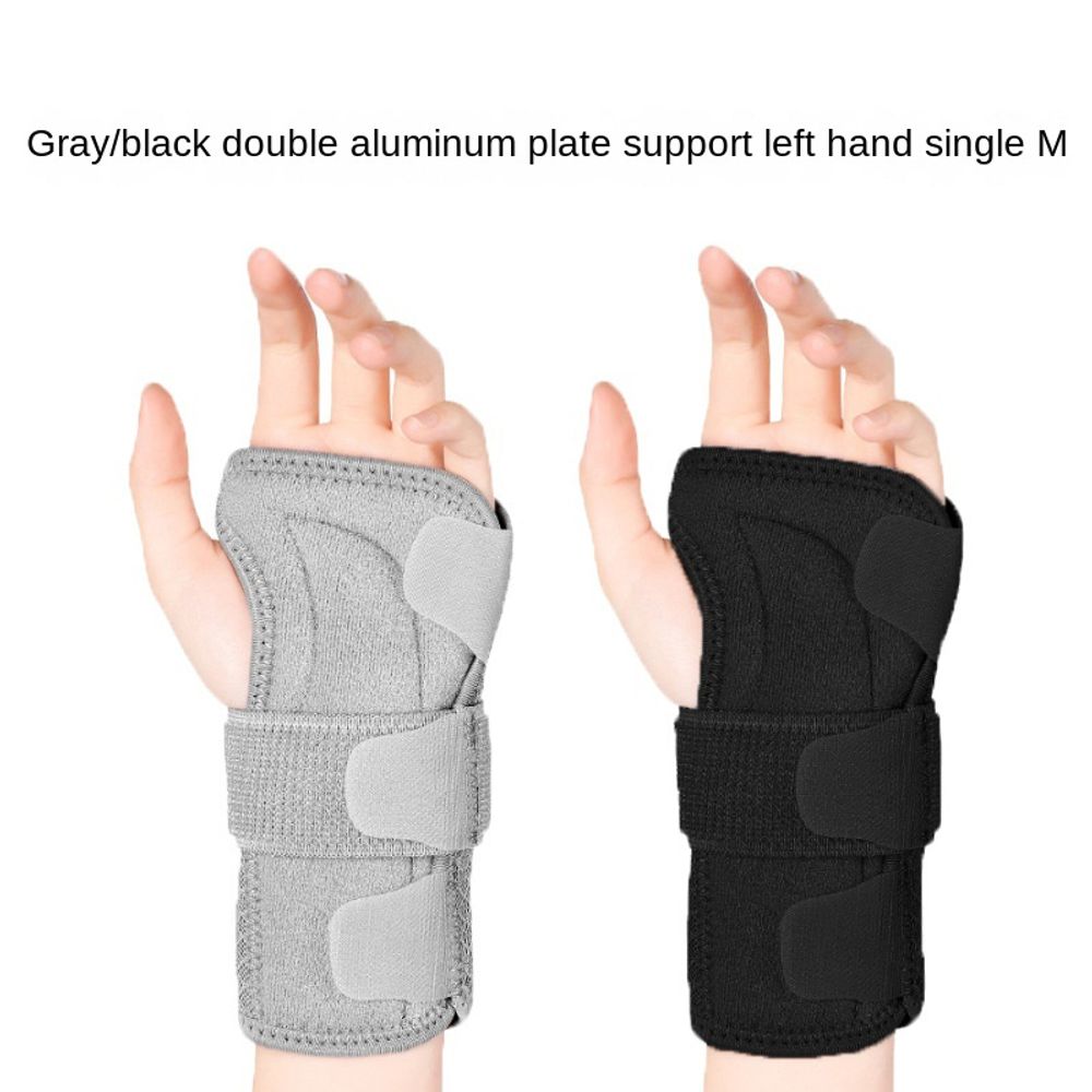 Wrist Brace for Carpal Tunnel Pain Relief Support with Removable Metal Splint for Night Sleep