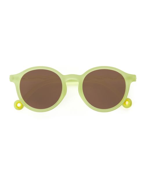 Junior Oval Sunglasses Lime Green
