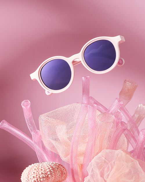 Toddler Oval Sunglasses Coral Blush