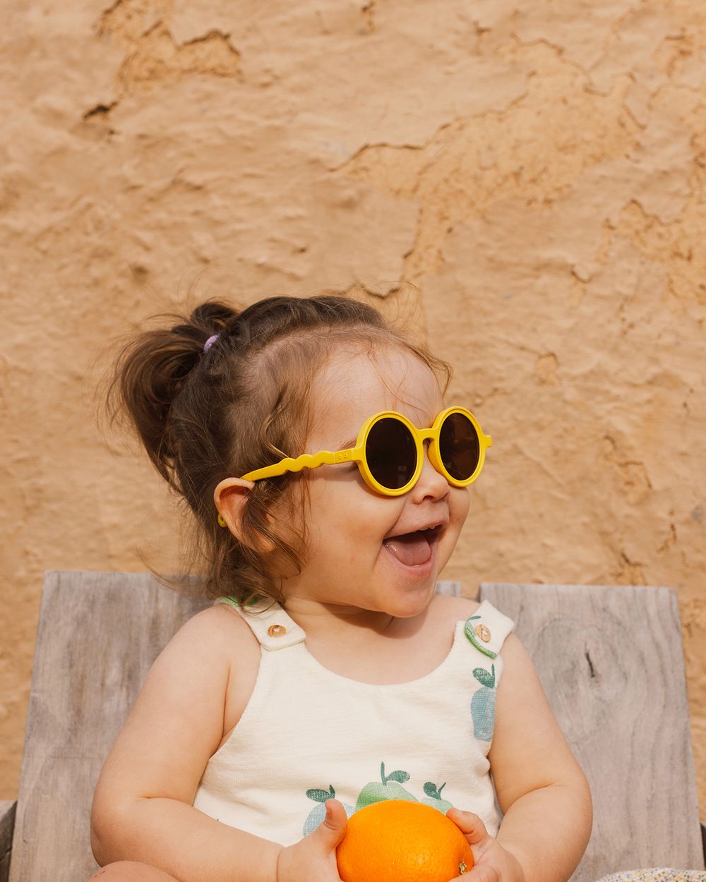 Toddler Round Sunglasses Citrus Yellow