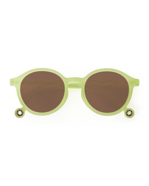 Teen & Adult Oval Sunglasses Lime Green