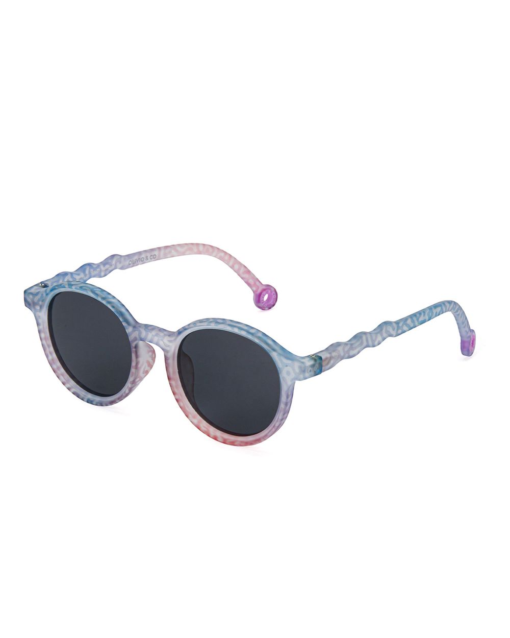 Kids Oval Sunglasses Coral Fantasy