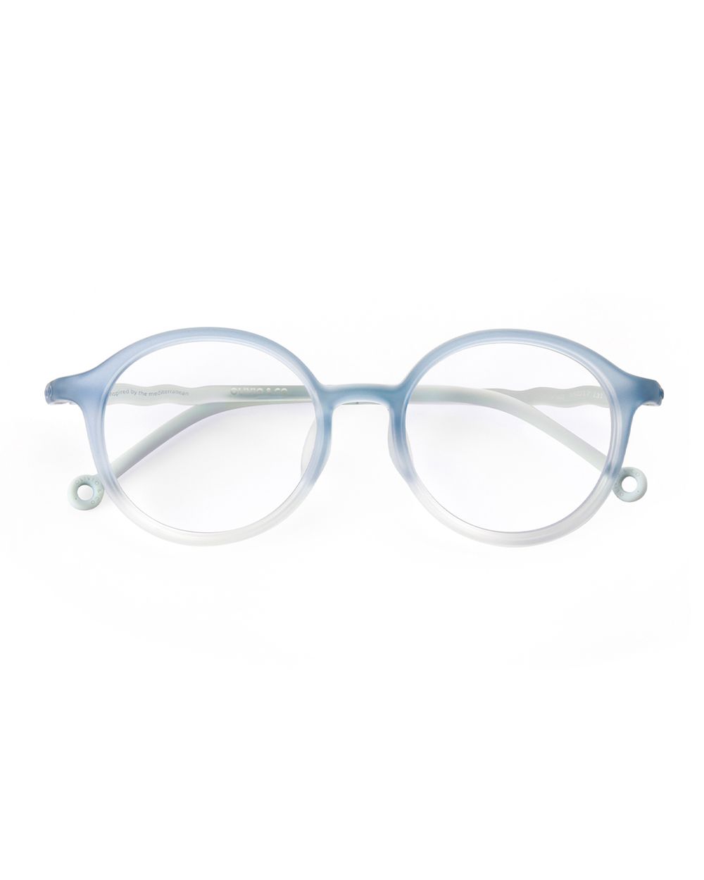 Kids Oval Screen Glasses Tranquil Blue