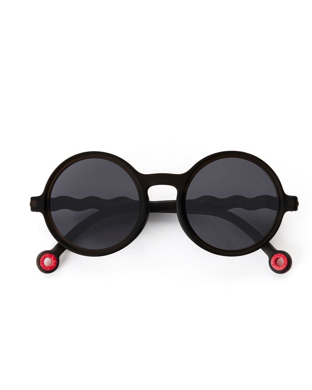Junior Round Sunglasses Squid Black with Polarized