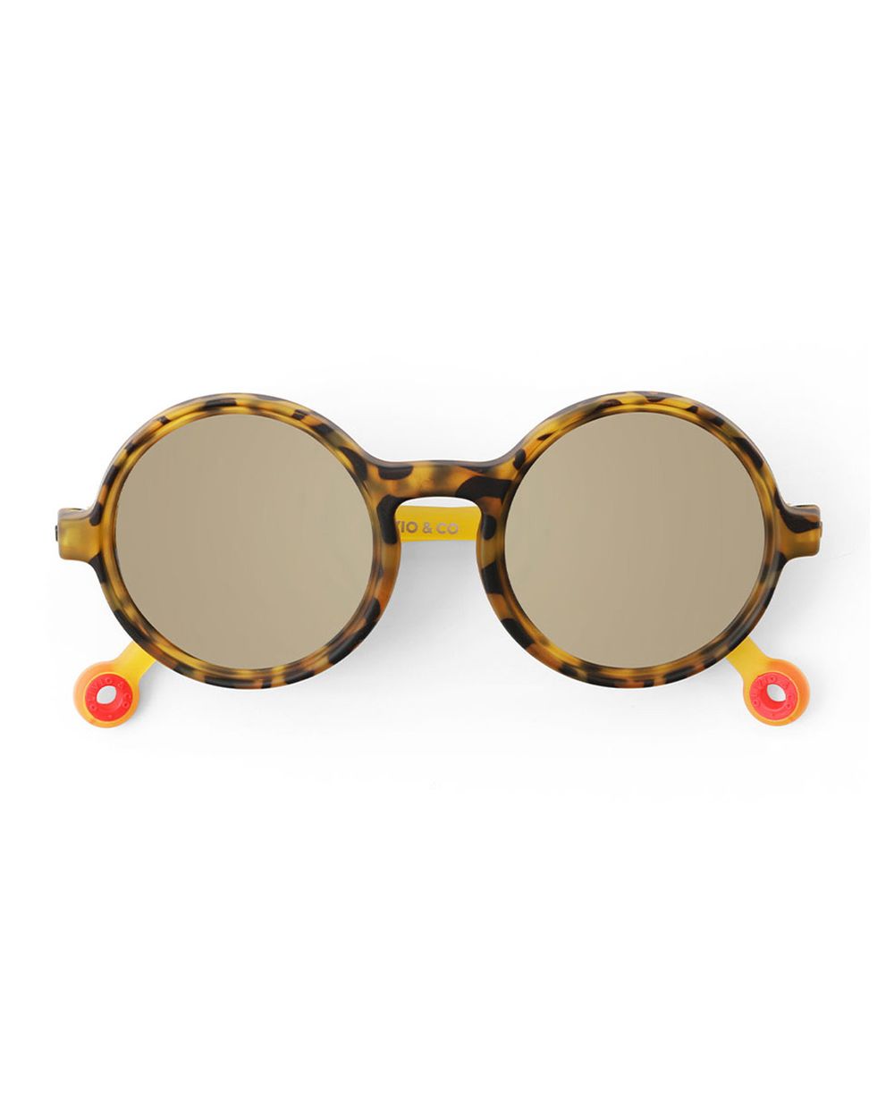 Junior Round Sunglasses Tortoiseshell with Non-Polarized