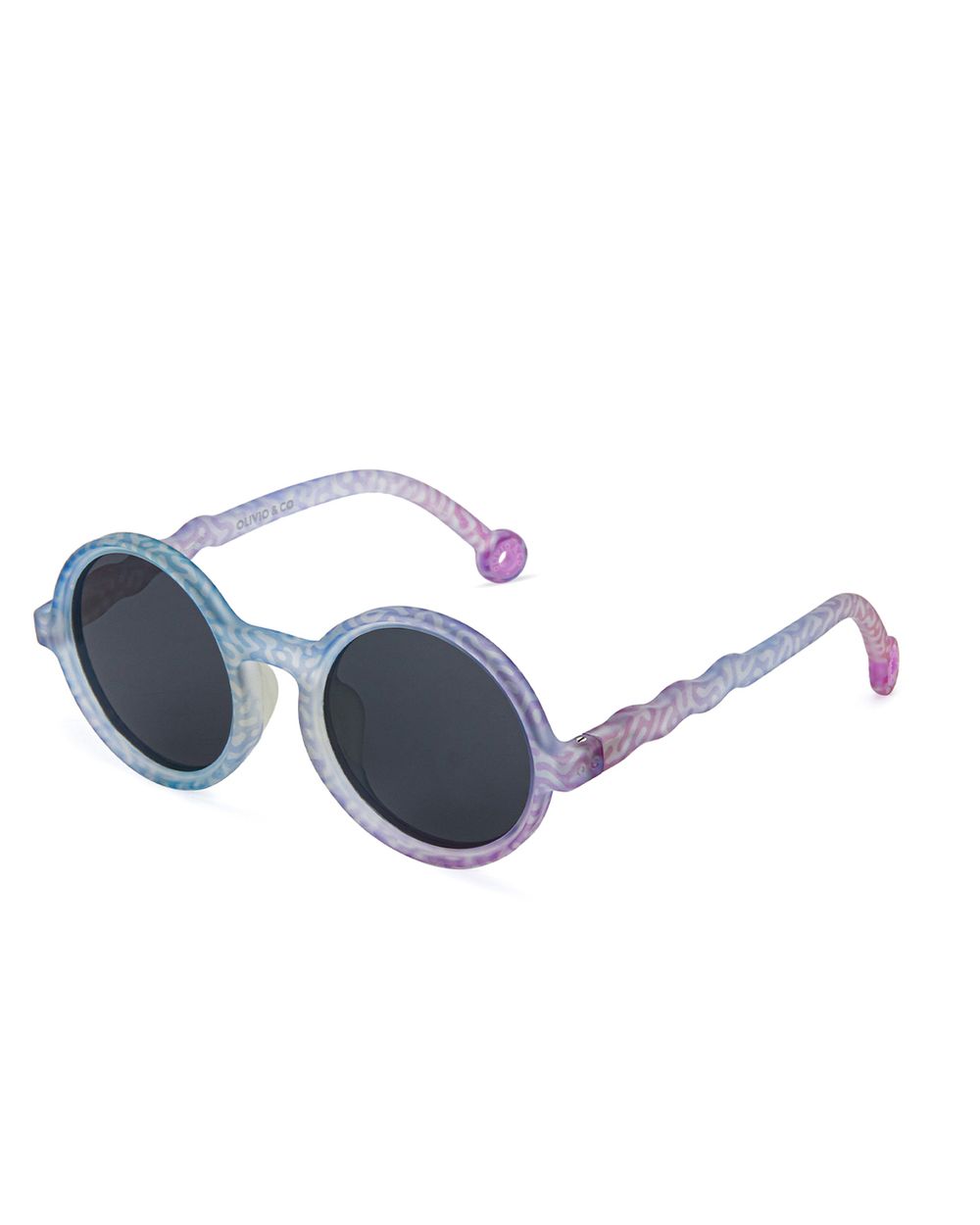 Kids Round Sunglasses Coral Fantasy