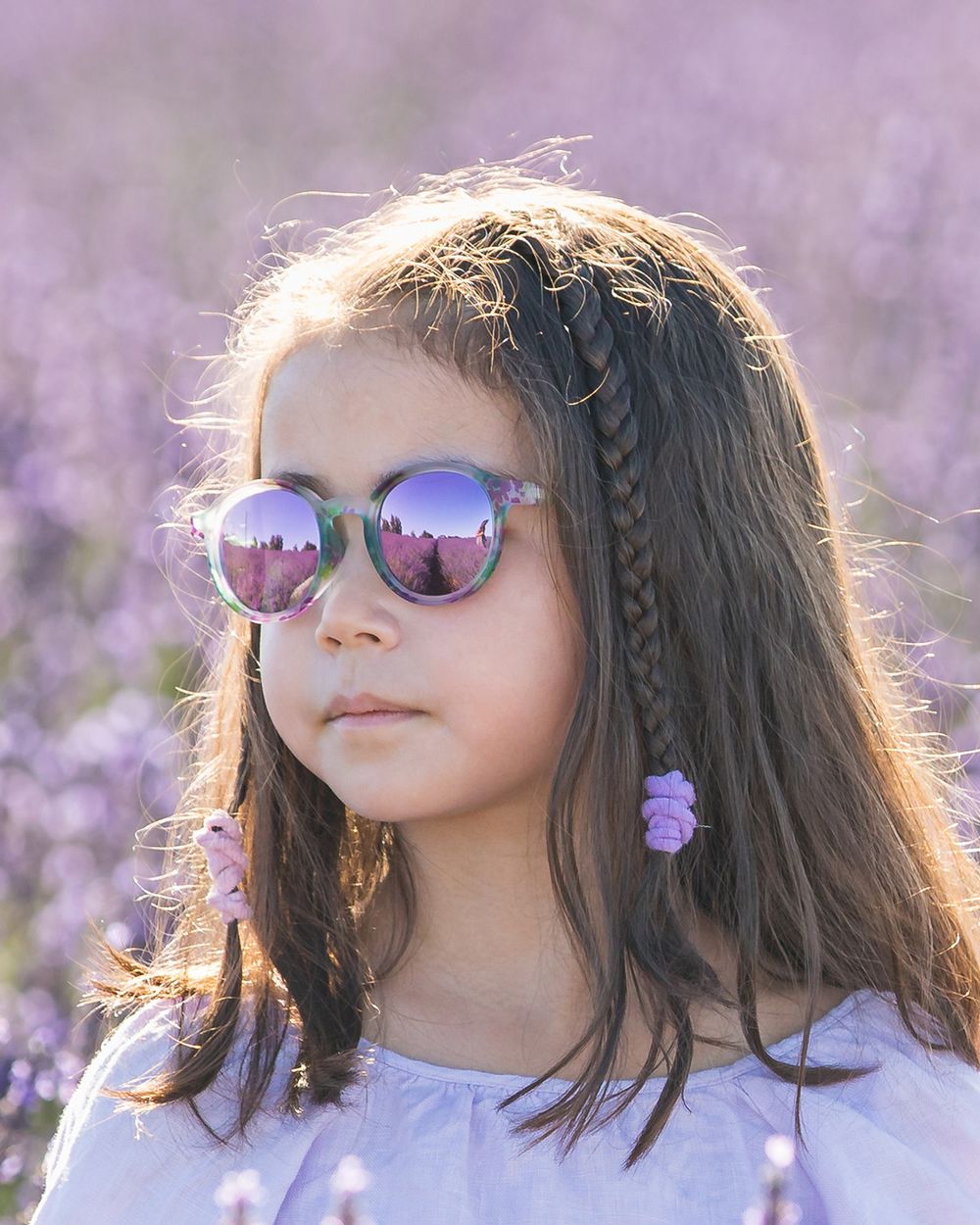 Kids Oval Sunglasses Wild Flower