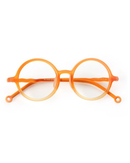 Kids Round Screen Glasses Sunrise Orange