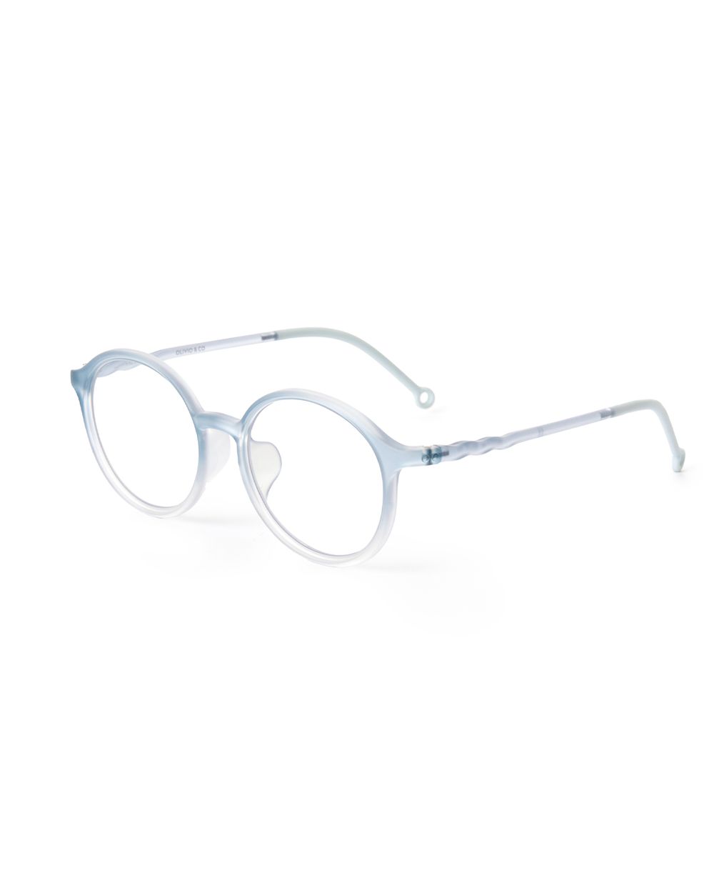 Adult Oval Screen Glasses Tranquil Blue