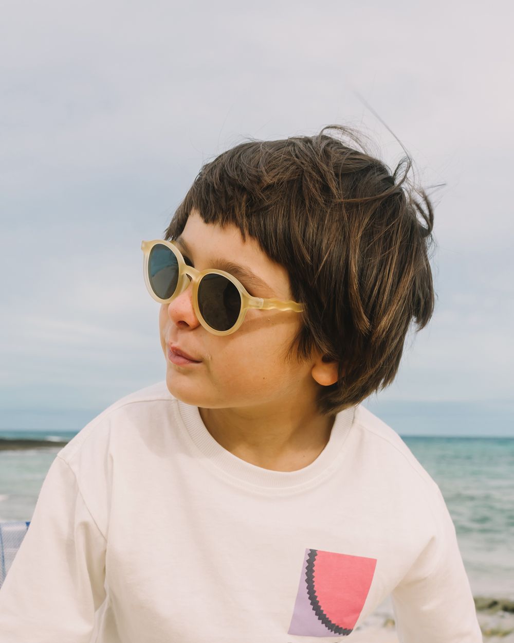 Kids Oval Sunglasses Sun Coral