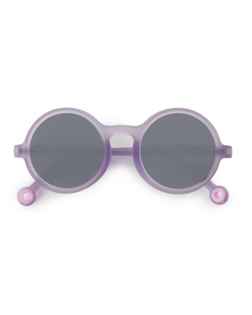 Junior Round Sunglasses Purple Coral