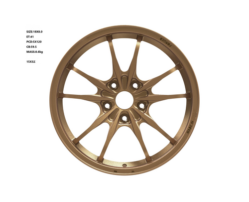 Gran oferta de llantas de aleación de bronce mate con 5 agujeros para BMW NEW18inch a 24 pulgadas 5X112 5X120 18X9,5 5X114 rueda de coche de pasajeros