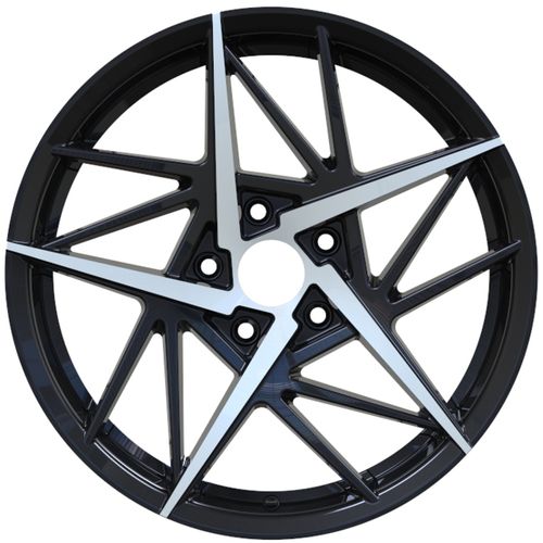 High security anti-falling wheel customization 17x8j black machine surface 5x114.3 Alloy rim car