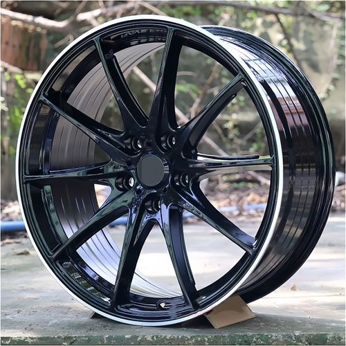 Alu-Gussfelgen 17 Zoll 5 x 105 Jy schwarz und silber Versandfertig BBS-Felgen original Neues Design für Pkw-Räder