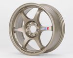 Antron DX008 Bronze TE35 alloy rim 17 18 inch 6 spoke 5 10 holes wheels right side view