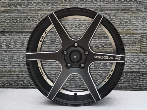 DX018 Hyper black 18inch nice design 5x100 5x114  alloy rim wheels for car