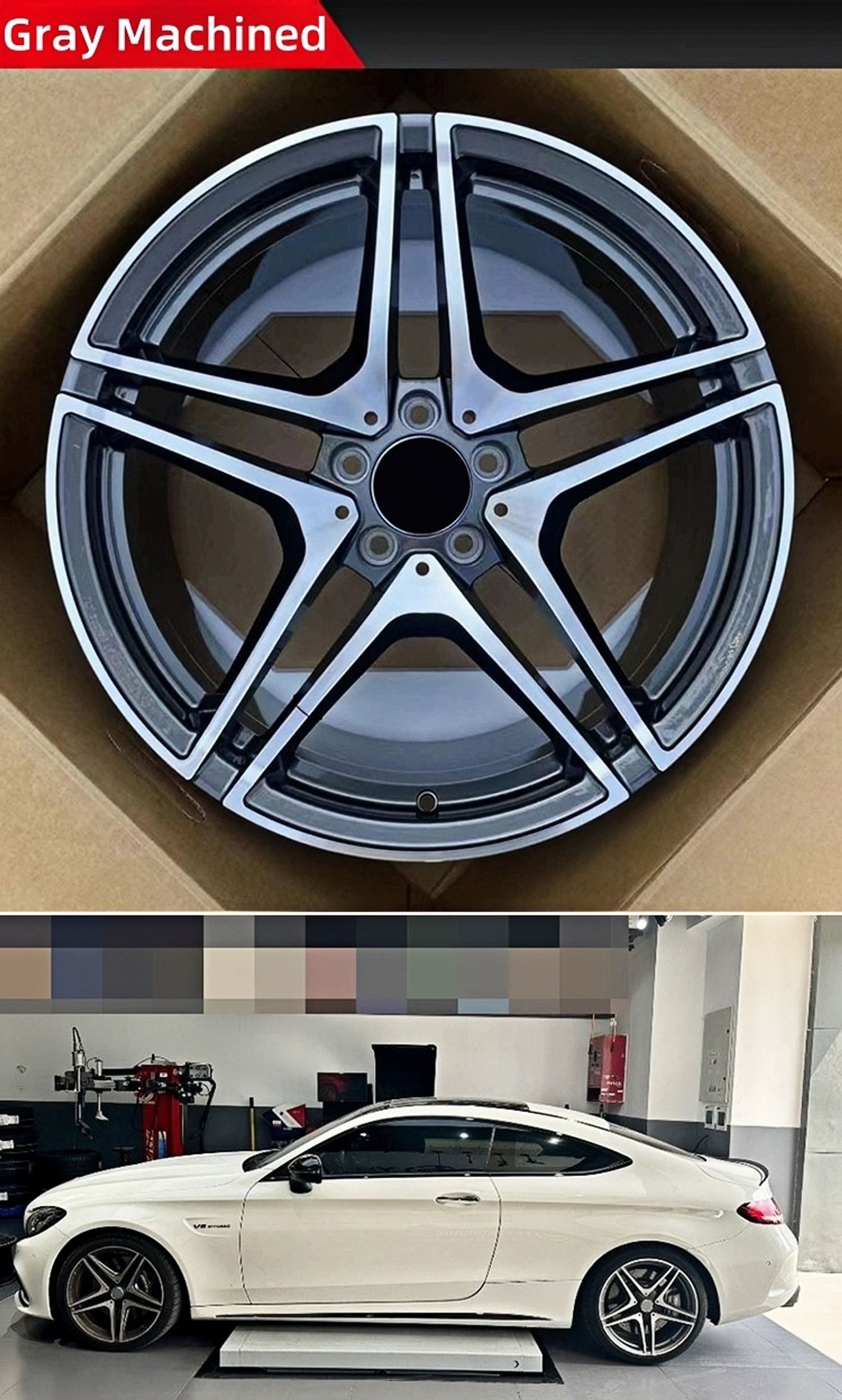 Antron 20x85J Forged Aluminum Alloy Wheels for Porsche, BMW, Maserati, and Lamborghini in packaging