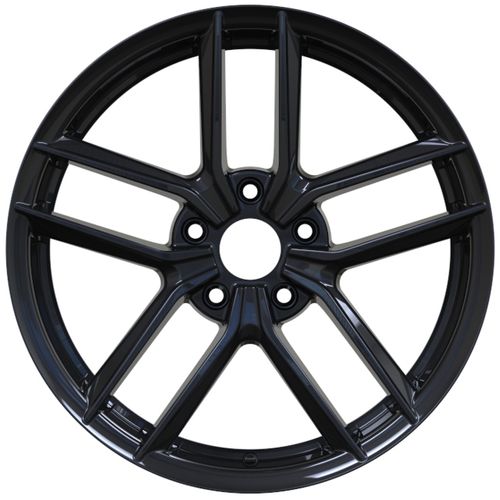 Recommend Customize Run-flat tires protect wheels 17x8J ET30 Black Machine Face 5x115 Alloy Rim for Car