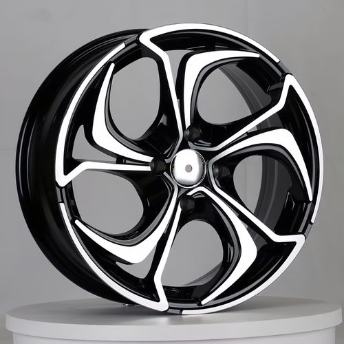 Hot design custom mag wheels tuning wheels blue machine face for car 14 15 16 inch jwl via wheels tyres for wehicles accessories