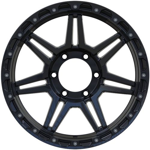 Wholesale customized anti-deflection anti-falling ring safety protection wheel hub 18x8.5J ET10 5x100 aluminum alloy off-road wheel