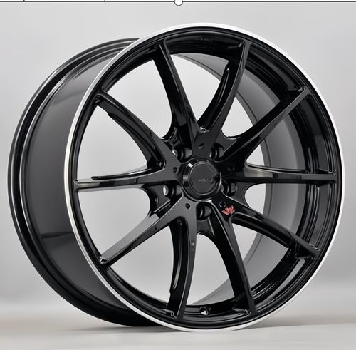 Alu-Gussfelgen 17 Zoll 5 x 105 Jy schwarz und silber Versandfertig BBS-Felgen original Neues Design für Pkw-Räder