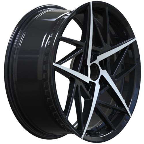 High security anti-falling wheel customization 17x8j black machine surface 5x114.3 Alloy rim car