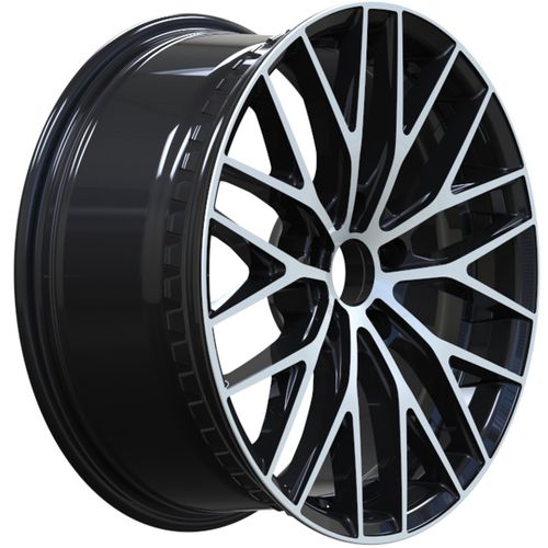 High security anti-falling wheel customization 19x10j black machine surface 5x120 Alloy rim car