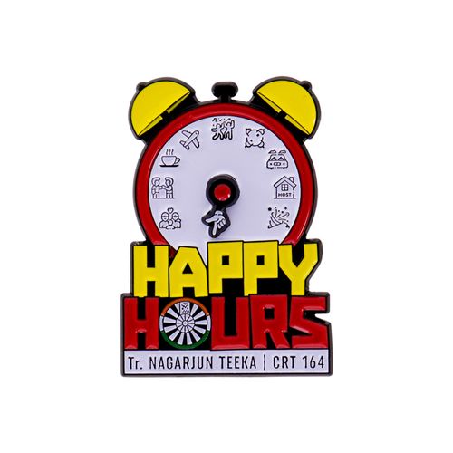 Manufacture Custom Brooch Lapel Pin Spin Diy Cute Alarm Clock Hodometer Anime Hat Pin Metal Badge Soft Enamel Pin