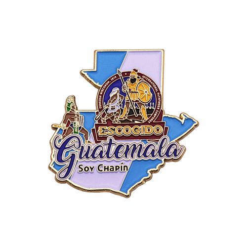 Manufacturer Supplier Bulk Metal Crafts Guatemala Custom Company Logo Soft Enamel Pin Brooch