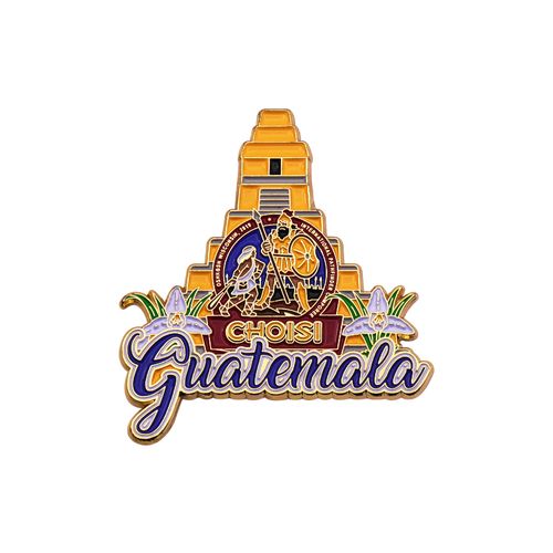 Hat Collar Clothes Badge logo Gold Plating Custom Guatemala Metal Pins Badge Cartoon Character Lapel Pin Soft Enamel Pin