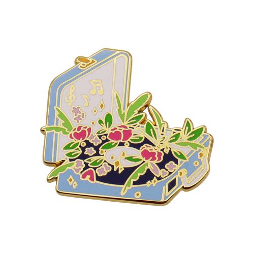 High Quality Factory Designer Custom Metal Soft Enamel Pin Die Casting Chroma Flower Gift Souvenir Brooch Lapel Pin