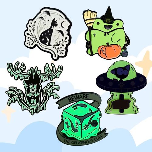 Chapeau Col Vêtements Badge logo Usine Personnalisé Épingles En Métal Badge Dessin Animé Animal Personnage En Gros Épingle À Revers Épingle En Émail