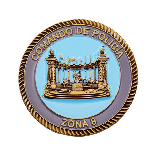 Metal Enamel Pin Custom Nation Country Logo Die Casting Engraving Souvenir Challenge Military Coin