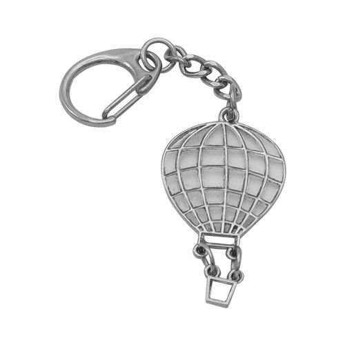 Metalen heteluchtballon 3D bulk aangepaste logo sleutelhanger spuitgieten grappige cartoon sleutelhangers