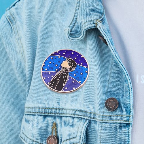 Popular Manufacturer Design Custom Metal Crafts Cartoon Anime Hard Enamel Pin Protagonist Gift Send Friend Souvenir Lapel Pin